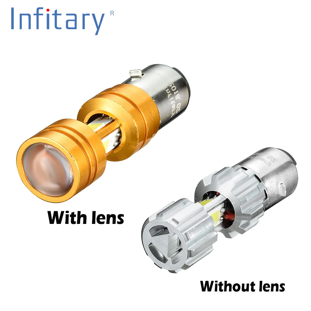 

Infitary Led BA20D COB Motorcycle Use 12V 3500LM High Low Beam Bright White Motorbike Head Lamp 1Pcs