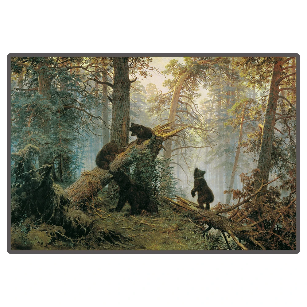 Алмазная 5D картина Shishkin Утром в сосновом лесу живопись своими руками