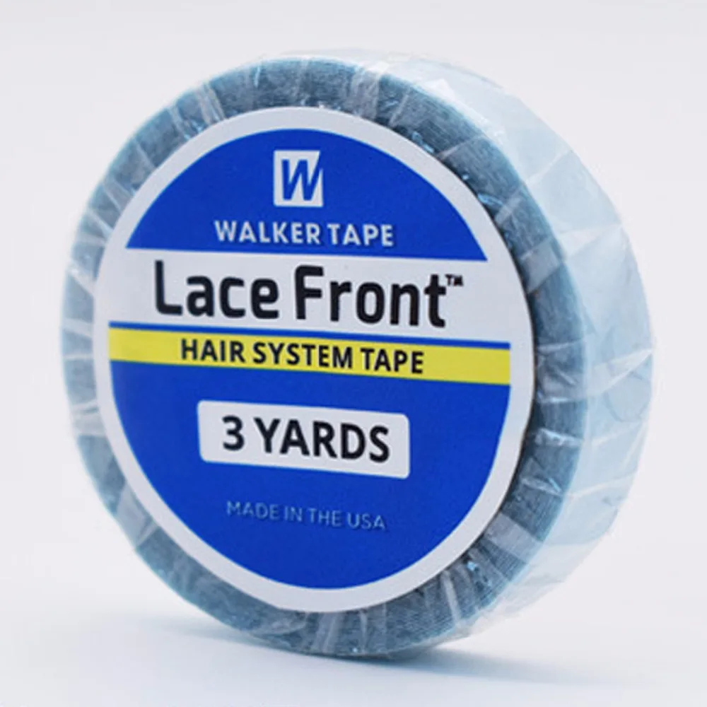 

1 roll 0.8cm/1.9cm/2.5cm*3 yards super hair blue tape double-sided adhesive tape for hair extension/lace wig/toupee original