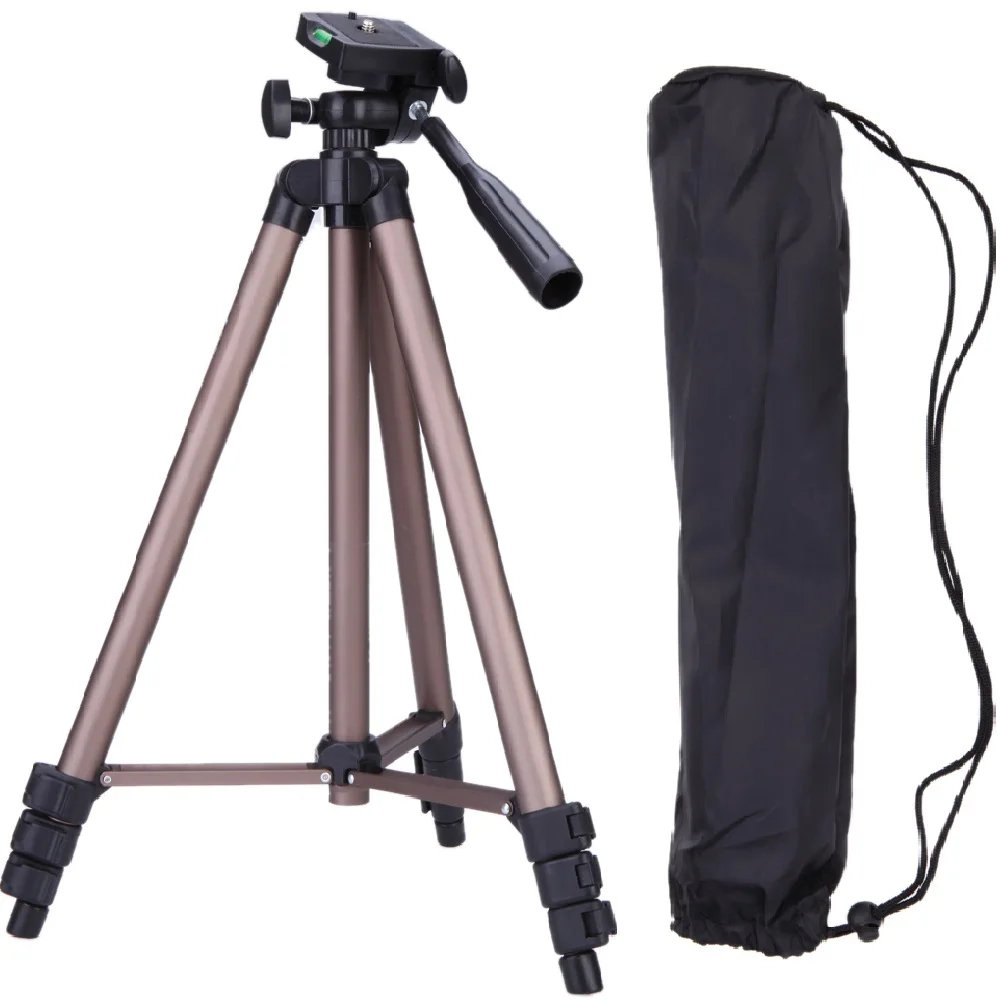 

WT3130 Aluminum Alloy Camera Tripod with Rocker Arm for Canon Nikon Sony DSLR Cameras Camcorders Lightweight Mini Tripod
