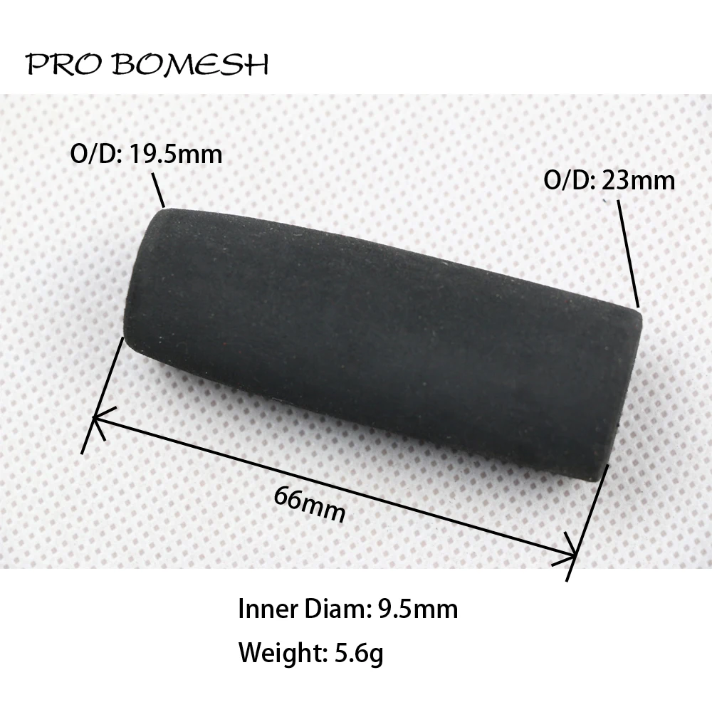 Pro bomesh 4 шт./упак. 6,6 см 5,6 г Внутренний диам 9,5 мм EVA задняя рукоятка Разделение Сцепление Черный Цвет DIY здание рыболовной удочки компонент для ремонта