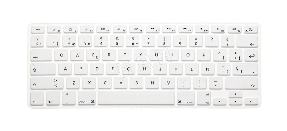 HRH 50X испанский Тонкий силиконовый чехол для клавиатуры защитная пленка протектор для MacBook Pro Air retina 13 15 17 Версия США
