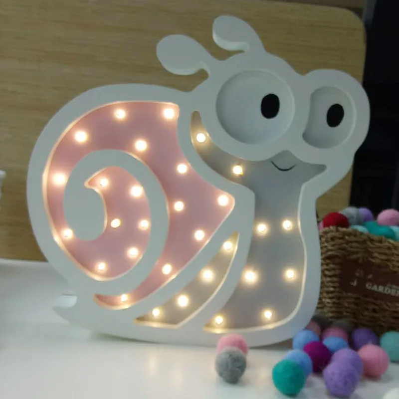 

Snail Novelty Luminaria Led 3d Lamp Powerbank Wall Lamp 3d Light Fixtures Wooden Kids Lights Lamps Room Wall Light