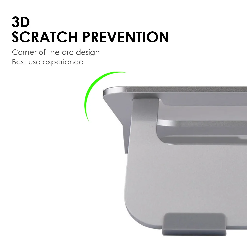 Foldable Laptop Stand Aluminum Desktop Adjustable Notebook Holder Desk Laptop Stand For 7-15 inch Macbook Pro Air Foldable Laptop Stand Aluminum Desktop Adjustable Notebook Holder Desk Laptop Stand For 7-15 inch Macbook Pro Air