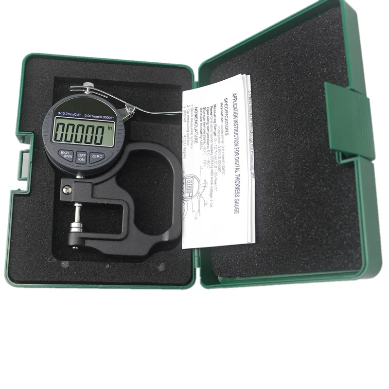 Микрометр 0,001 мм 0-12,7 мм электронный Толщиномер цифровой глубинный микрометр индикатор микрометр