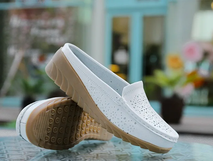 

2019 New Style Women's Casual Shoes Outside Indoor Moccasin Pregnant Anti-skidding Pump Slip-on Soft Cool Thin Fashion