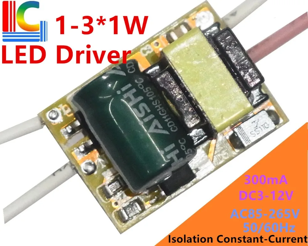 

1W 2W 3W 4W 5W 6W 7W 8W 9W 10W 11W 12W 13W 14W 15W 16W 17W 18W 19W 20W 21W 22W 23W 24W LED Driver Adapter DC 300mA Power Supply