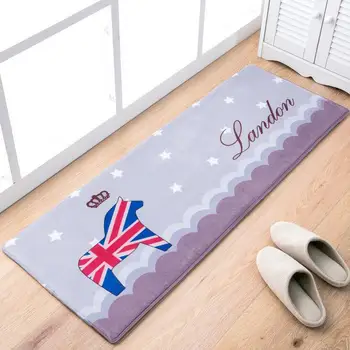 

1PCS Cartoon Owl Pigeons Horse Pattern Carpet bird Rug cute UK mat Bathroom Living Room Non-slip Floor Outdoor Mat Home Deco