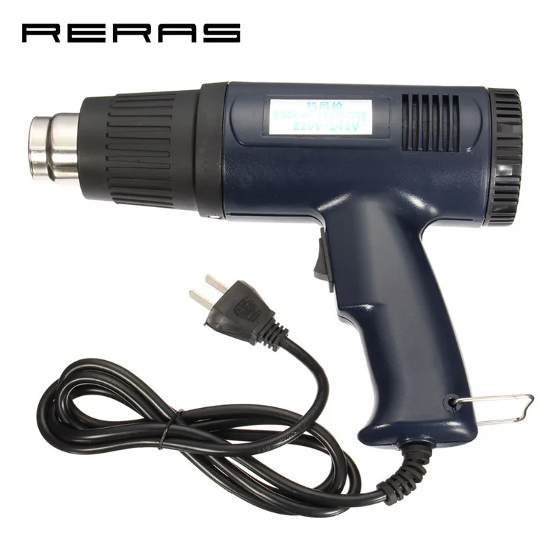 

220V 1500W Pro Hot Air Gun Heat Guns Dual Temperature Power Tool Heater with Nozzle Electrical Tools Set Two Models Professional