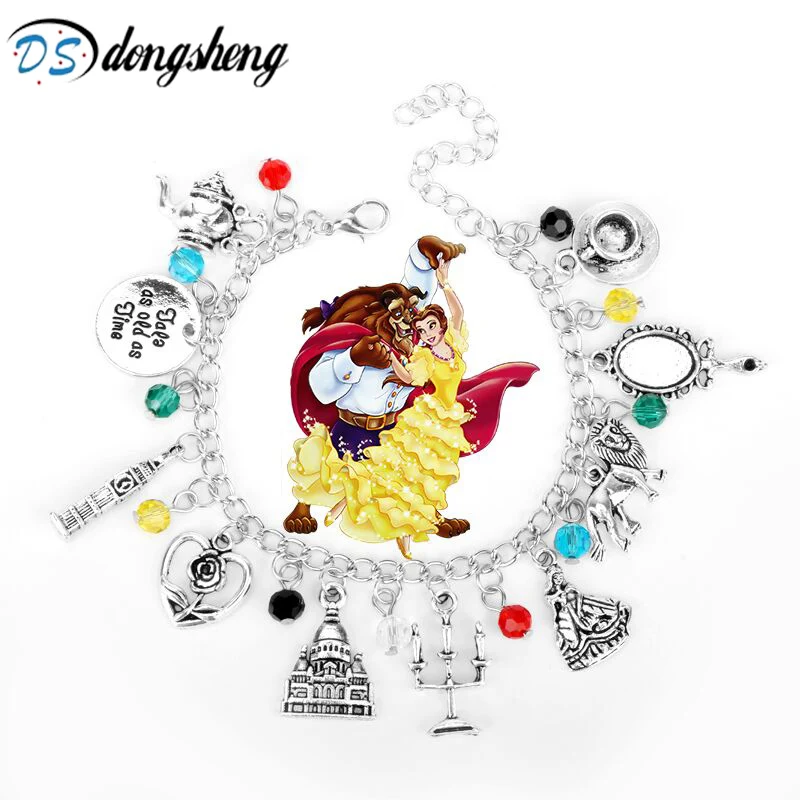 Красивый браслет с подвесками в виде принцессы|charm bracelet|bracelet rosebracelet bracelet |