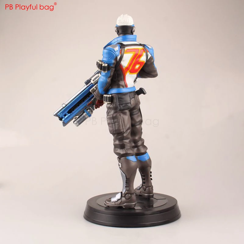 31CM Overwaches SOLDIER:76 figure PVC Model Action figure Game fans collections Novelty Doll Toys Best gifts to send friend HC46