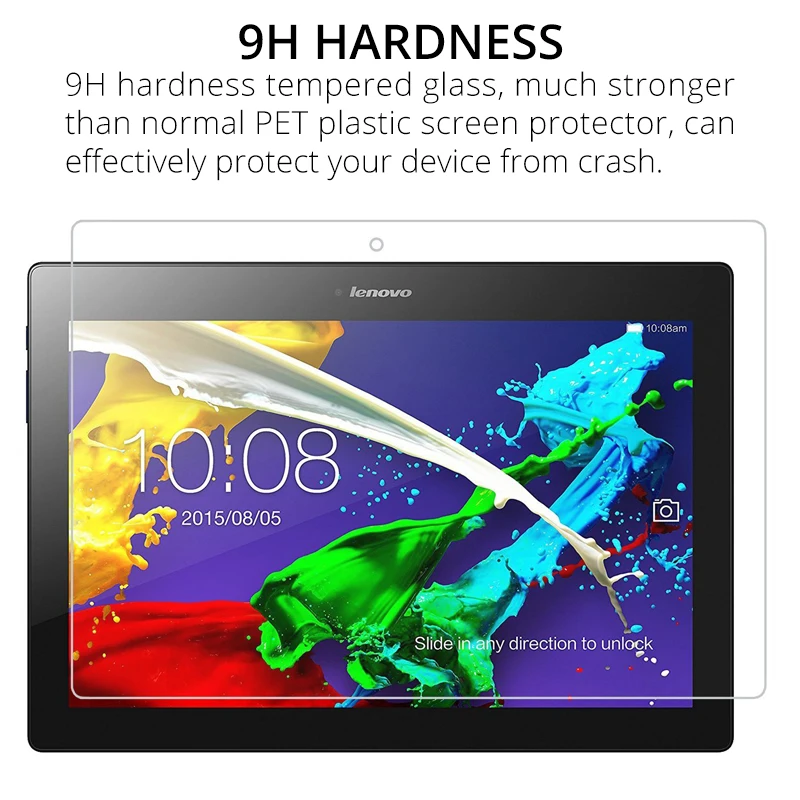 Закаленное Стекло Экран Защитная пленка для lenovo Tab 2 3 4 7 8 10 Plus P8 A10-70 A10-30 X30F 850F X50 710 730 м 7703X7304 A8-50LC