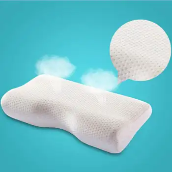 

Slow Rebound Memory Cotton Memory Pillow Cervical Neck Pillow Ergonomic Cervical Core Pillow For Neck Pain Healthy Comfort Sleep
