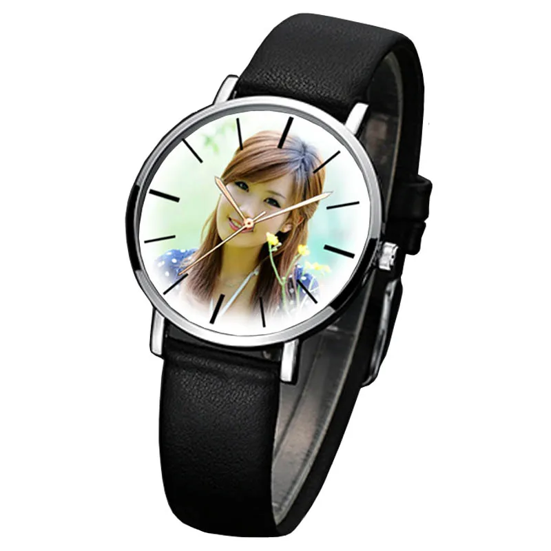 

A3304 DIY Watch Gift Quartz Wrist Watches For Lover's Men Women Children Photo Printing Picture Installed Wristwatch Customized