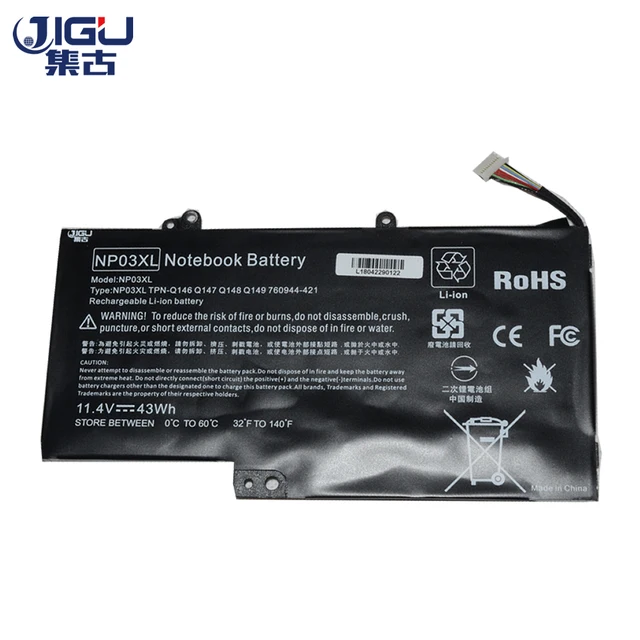 Best Offers JIGU Laptop Battery 760944-421 TPN-Q146 TPN-Q147 761230-005 767068-005 HSTNN-LB6L NP03XL TPN-Q148 TPN-Q149 For HP Best Offers JIGU Laptop Battery 760944-421 TPN-Q146 TPN-Q147 761230-005 767068-005 HSTNN-LB6L NP03XL TPN-Q148 TPN-Q149 For HP