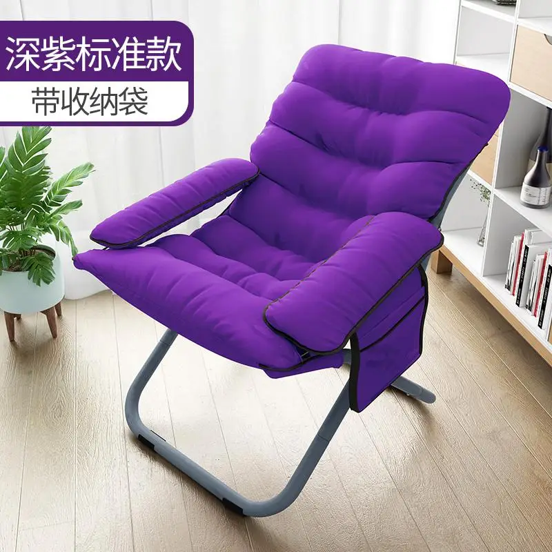 style6 Европейский ленивый диван стул общежитии Одноместный компьютер гостиная стул для дома спальни современный минималистичный балкон комната складной - Цвет: style6