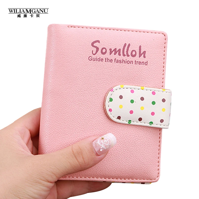 

WILIAMGANU New PU Leather Design Zip fastener wallet Large Capacity Purse Candy Colors Women Wallets Credit Card Coin Wallets