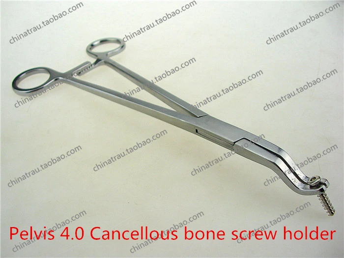 Медицинская реконструкция ортопедический инструмент таз 4,0 Cancellous костной винтовой держатель щипцы для ногтей винтовые тиски удерживающие