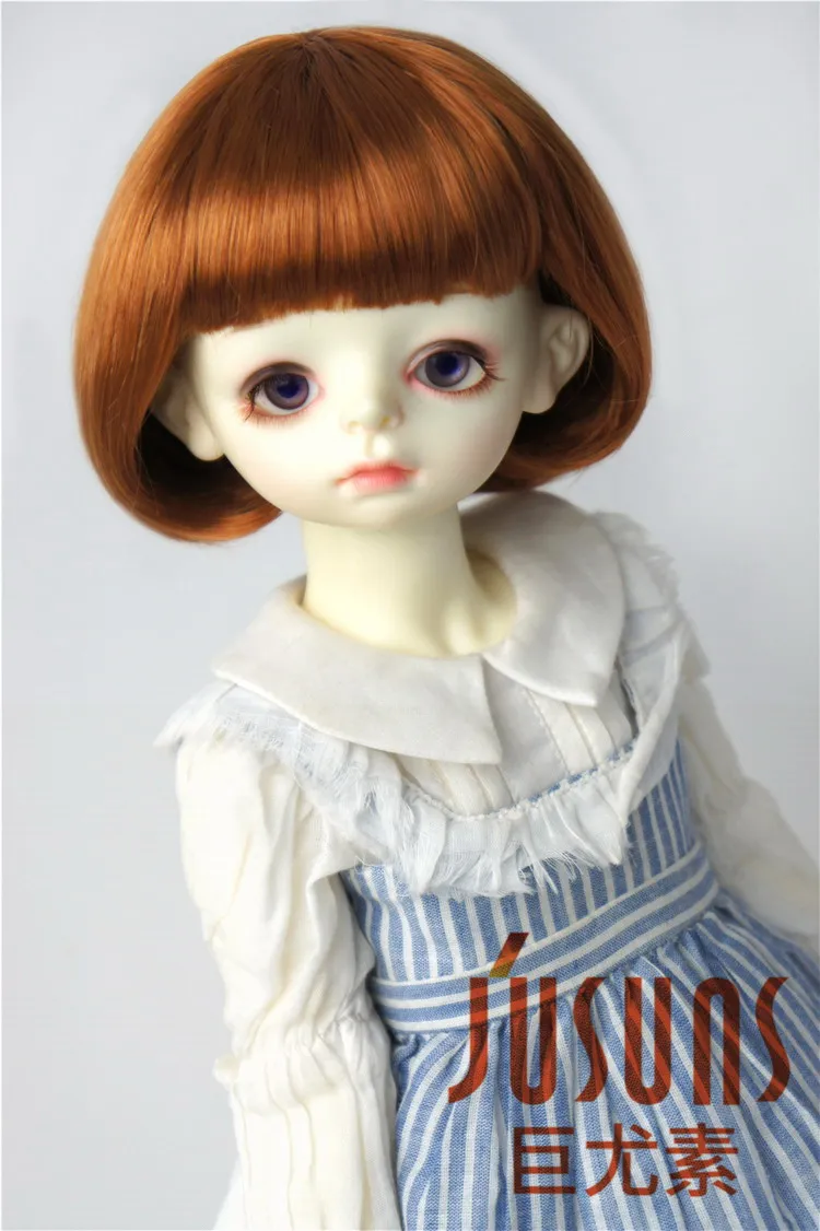 JD478 Размер 9-10 дюймов для моды BJD парик-Боб с полным взрыва кукла парик милая кукла волосы высокого качества модные куклы парики