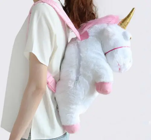 Рюкзак из плюша Despicable Me 2 26 дюймов очень пушистый|unicorn plush backpack|plush backpackunicorn backpack |