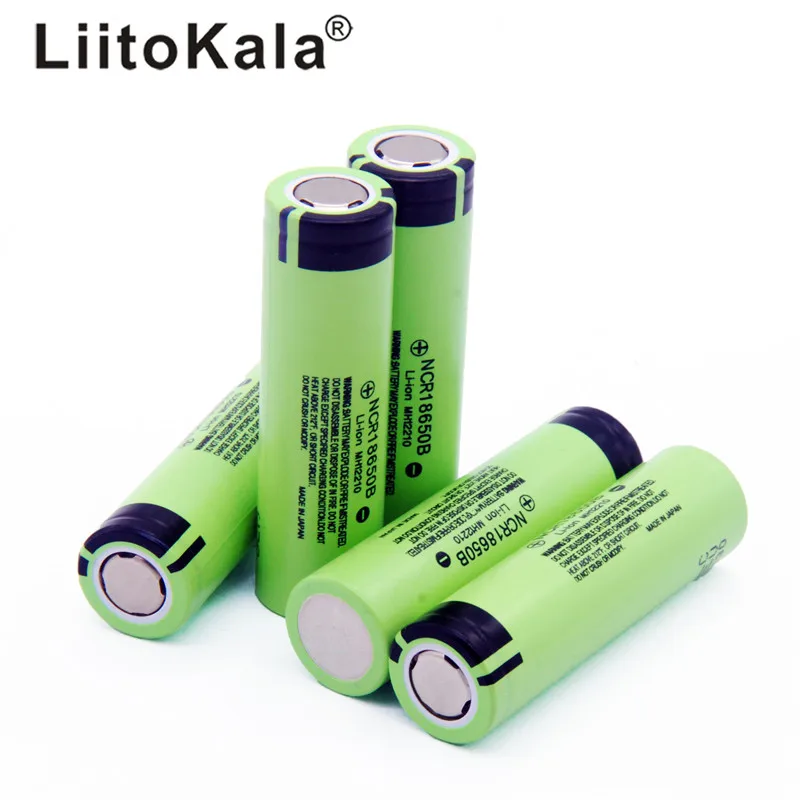 LiitoKala новая Оригинальная NCR18650B 34B 3,7 V 18650 3400mAh перезаряжаемая литиевая батарея для фонарика