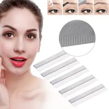 

100Pcs Eyebrow Trimmer Stainless Steel Women Eyebrow Knife Safety Razor Blades Professional Makeup Eyebrow Razor Blade