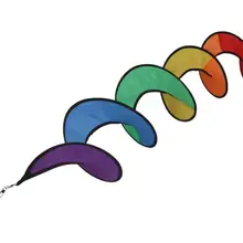 1 шт. спираль Радуга Ветер Спиннер Палатка Сад Открытый газон украшения нейлон красочные ветряная мельница дизайн