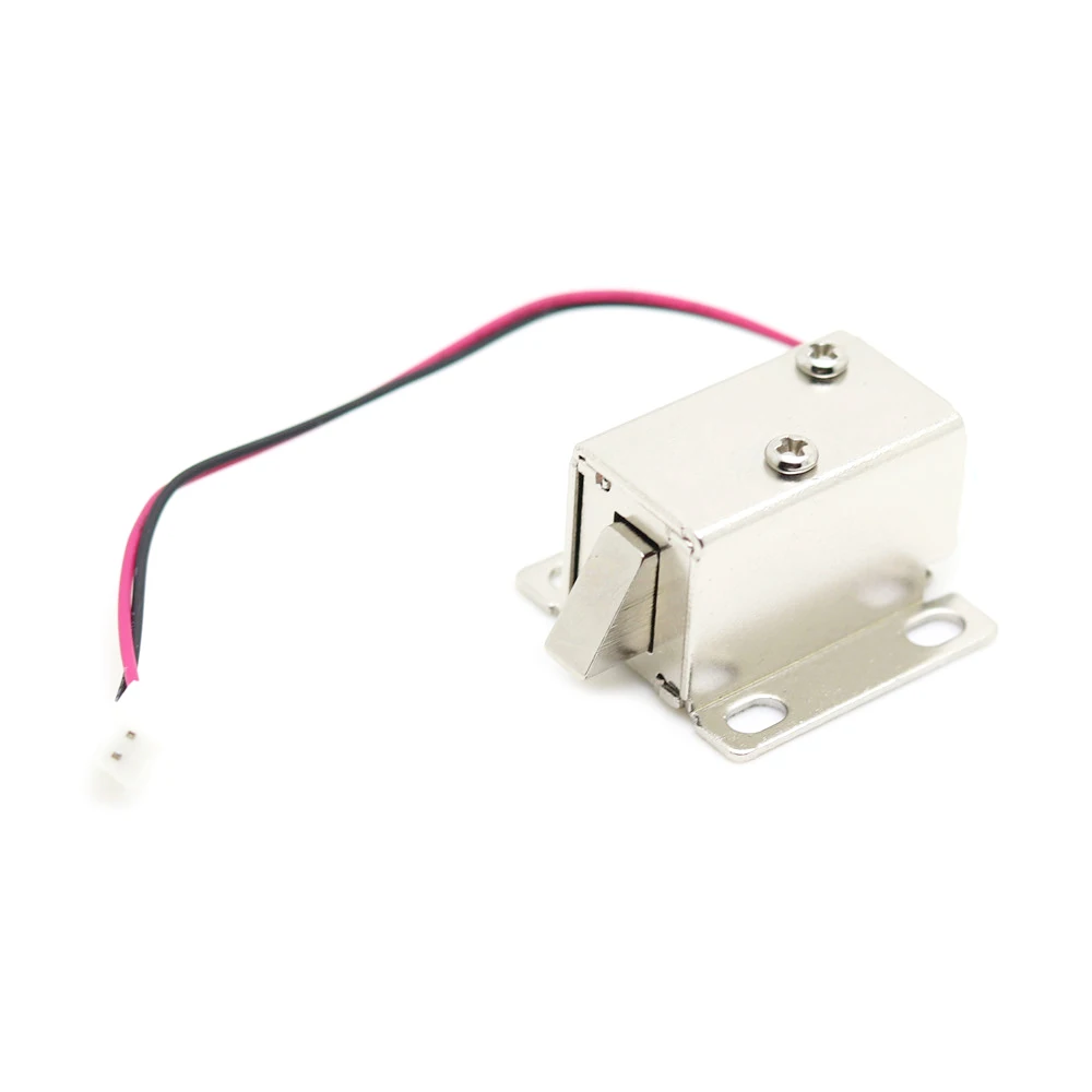 Mini Electric Magnetic Lock Auto Access Control Cabinet Lock Door Drawer 6V//12V
