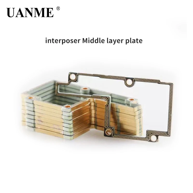 UANME For iphone X Double-stacked AP board and PF board connector BGA Reballing Middle Frame Middle-Level Layer Board Separater