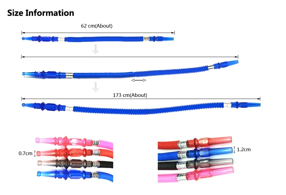 Может быть удлиненный кальян шланг, черный красный розовый синяя водяная трубка/Sheesha/Chicha/Narguile аксессуары SH502