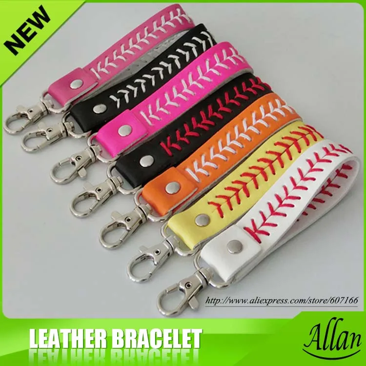 2017 baseball keychain,fastpitch softball accessories baseball seam