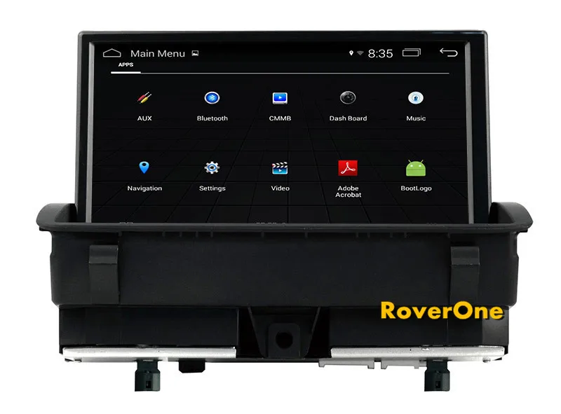 Roverone Android 4,4 Автомобильный мультимедийный плеер для автомобиля Audi Q3 Авто DVD Радио Стерео gps навигации Bluetooth навигация MirrorLink