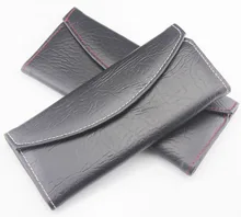 new professional hair scissors leather case thinning cutting bags hairdresser bag barber accessories leather bag Free shipping