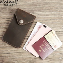 CICICUFF, новинка, натуральная кожа, поясная сумка, для женщин, натуральная кожа, на обложке, для телефона, паспорт, сертификат, держатель, кошелек, чехол для путешествий