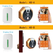 Умный WiFi видео дверной звонок разблокировка Talkback фото видео