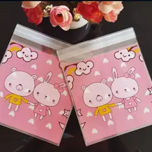 7x7+ 3 см оптом,, 100 шт/партия мыло ручной работы подарочный пакет/бисквиты пакеты пара свинья-кролик