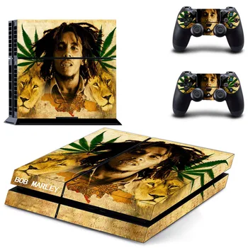 

Bob Marley PS4 Skin Sticker Decal For Sony PlayStation 4 Console and 2 Controllers PS4 Skin Sticker Vinyl
