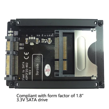 

Factory price 2.5' SATA to CFast Adapter Card CFast Card to 22pin SATA Hard Disk Case SSD HDD Reader with bracket