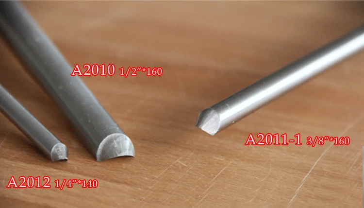  A2010 A2011-1 A2012 Spindle Gouge Set Wood Lathe Turning HSS Woodturning Woodworking