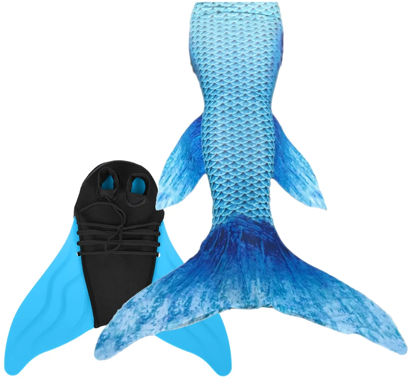 

Girls Mermaid Tails with Flipper Swimmable Cosplay Costume Swimwear with Monofin for Children & Adult Fancy Mermaid Costumes