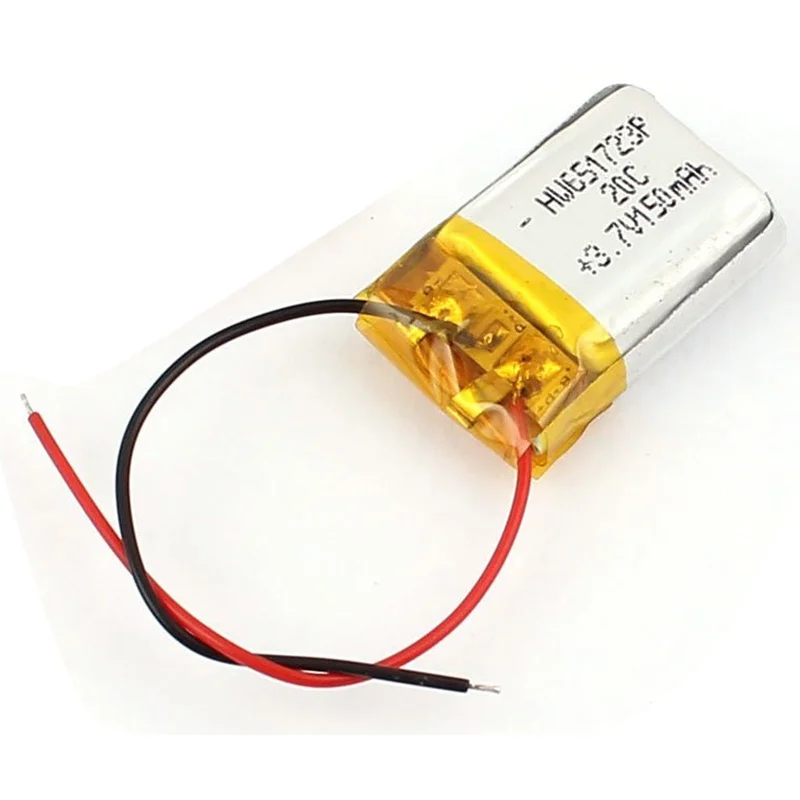 

Syma 2 parts 3.7 V 150 mAh lithium polymer battery RC helicopter white for car boat