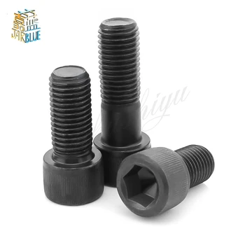 

(20 pc/lot) Metric thread M4,M5,M6 *L=6,8,10,12~60 alloy steel grade 12.9 DIN912 hexagon socket cap screw