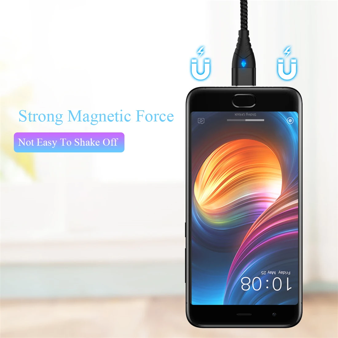 Магнитный кабель Micro usb type C для iPhone Lighting Cable 1 M 3A провод для быстрого заряда type-C Usb магнитное зарядное устройство кабели для мобильных телефонов