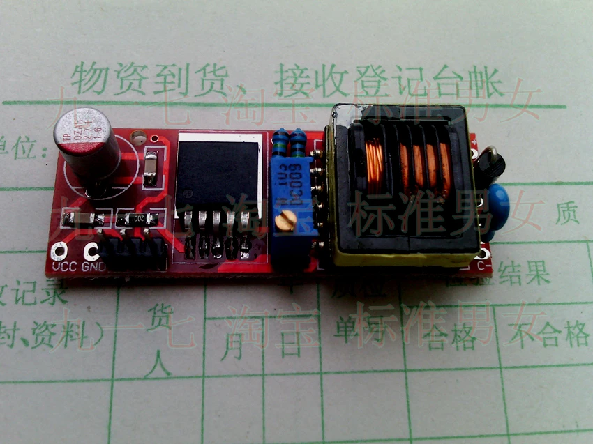 High voltage automatic charging of capacitor charger for micro