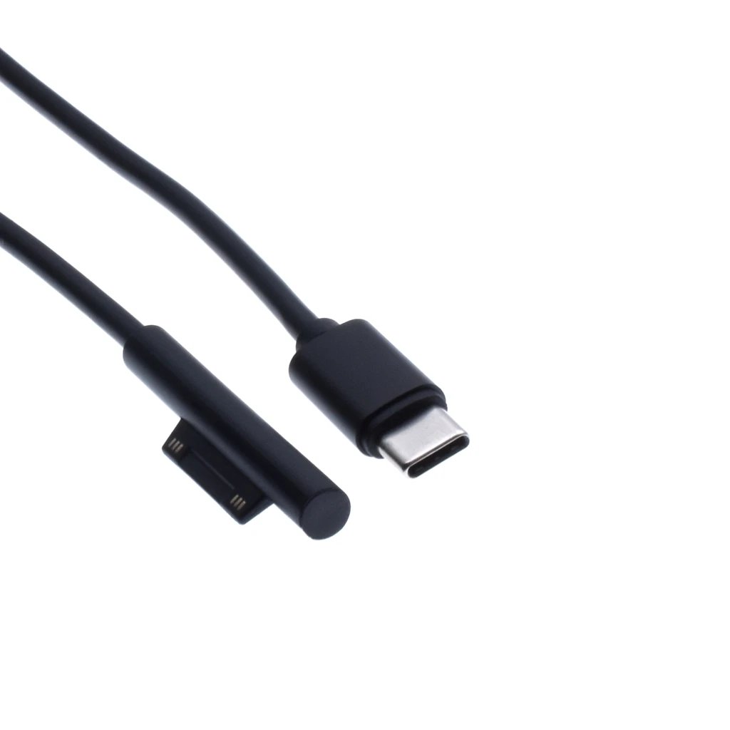 

1pcs USB Type C Charging Cable DC Plug Adapter Converter Laptop Power Connector Cord for Microsoft Surface Pro3 pro4 pro5 pro6