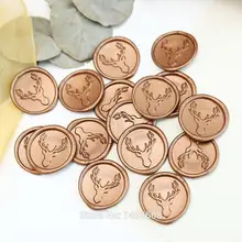 Олень самоклеющиеся с лосем воск печать наклейки/рога воск печать наклейки/индивидуальная восковая печать наклейки/Свадебный Воск Печать Стик