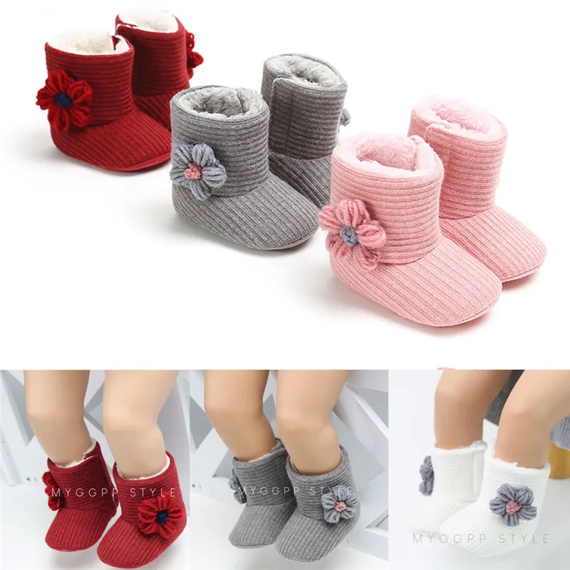 Одежда для младенцев pudcoco/ботинки для маленьких девочек и мальчиков; детские зимние ботинки на меху