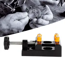 Профессиональный восемь отверстий Клещи Гайка плоскогубцы с фиксацией корпуса часов держатель фиксирующие часы Ремонт инструмента для часовщика часы держатель-зажим b