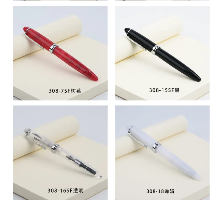 Penbbs 308 Высококачественная перьевая ручка из полимерного материала для бизнеса и офиса, быстрое письмо для руководителя, подарочные ручки с чернилами