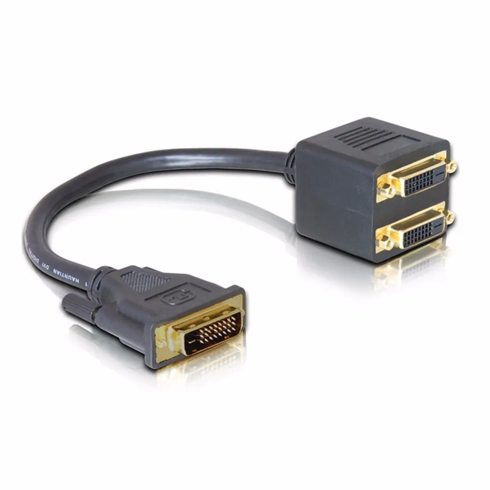DVI Male to DVI Female Adapter cable Single Link DVI Splitter